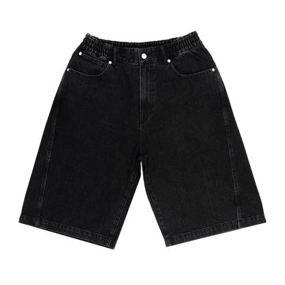 New Era Branded Warehouse Black Jean Shorts