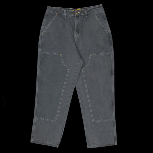 Washed Canvas Double Knee Pants