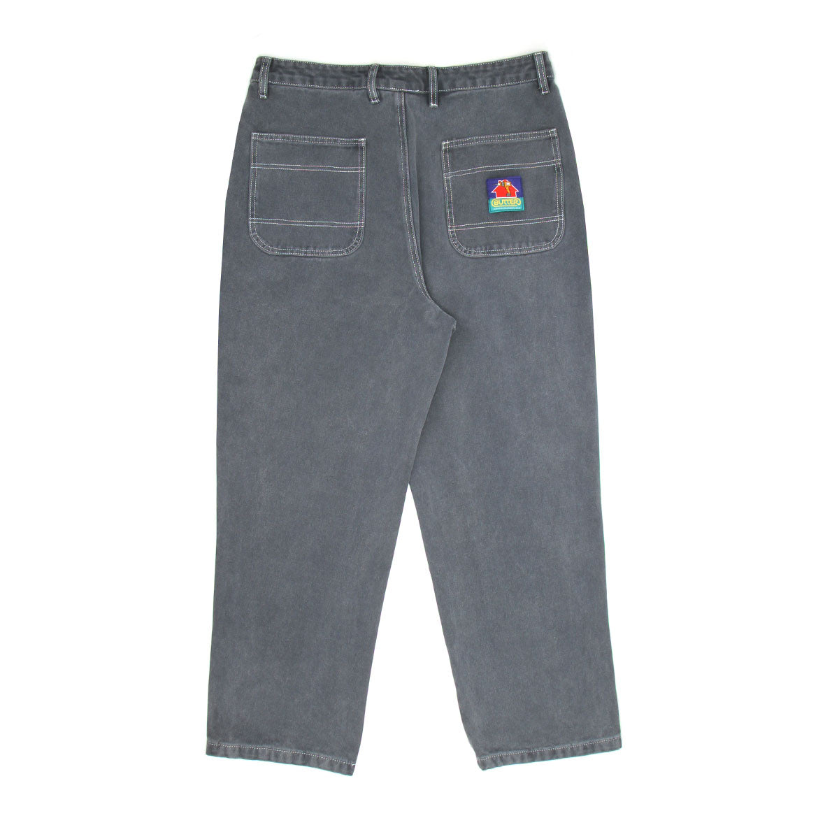 Washed Canvas Double Knee Pants