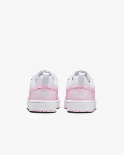 Nike Kids' Court Borough Low Recraft Shoes - Pink Foam / White