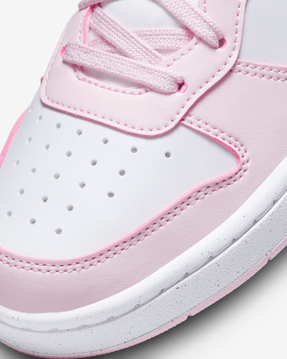 Nike Kids' Court Borough Low Recraft Shoes - Pink Foam / White