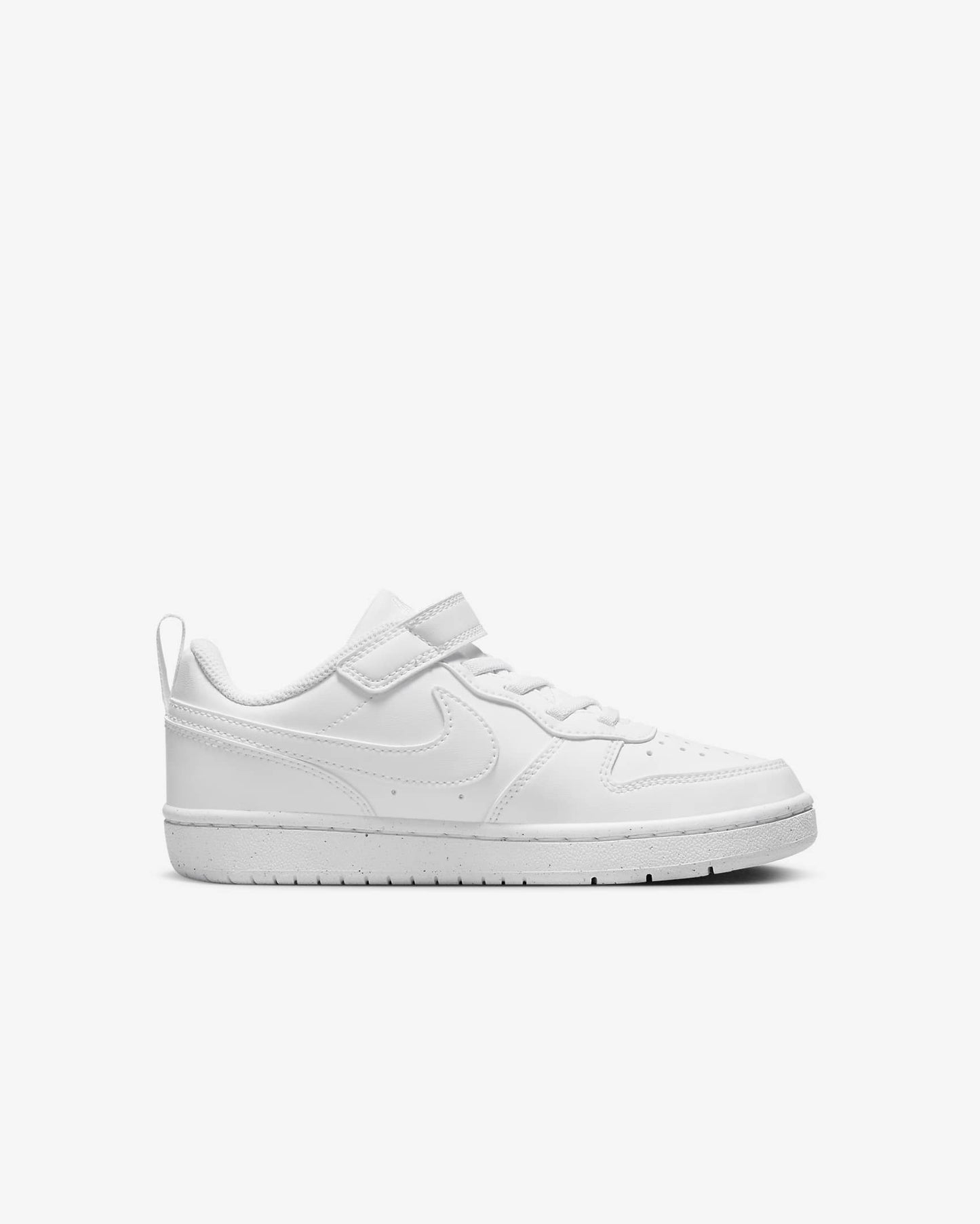 Nike Kids' Court Borough Low Recraft Shoes - White / White / White