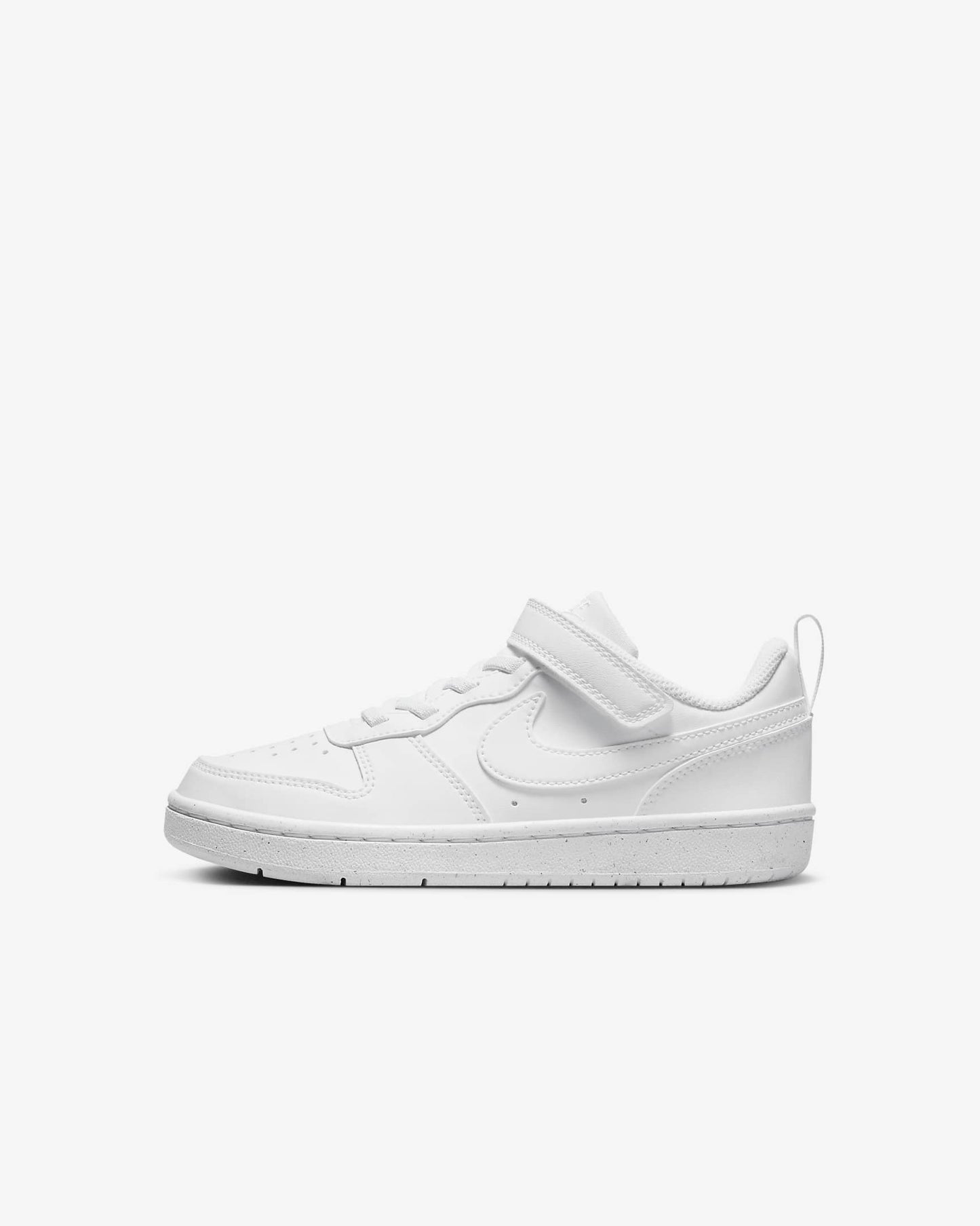 Nike Kids' Court Borough Low Recraft Shoes - White / White / White