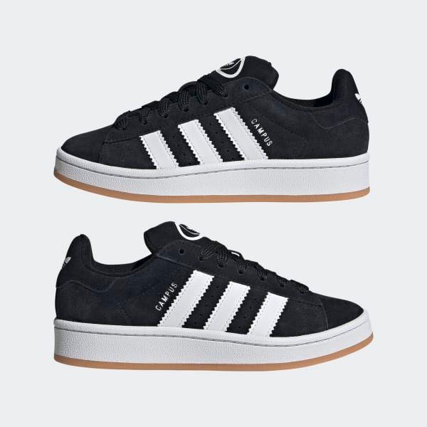 Adidas Kids' Campus 00S Shoes - Core Black / Cloud White / Cloud White