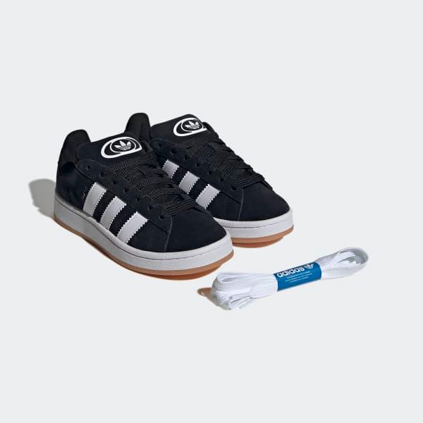 Adidas Kids' Campus 00S Shoes - Core Black / Cloud White / Cloud White