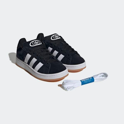 Adidas Kids' Campus 00S Shoes - Core Black / Cloud White / Cloud White