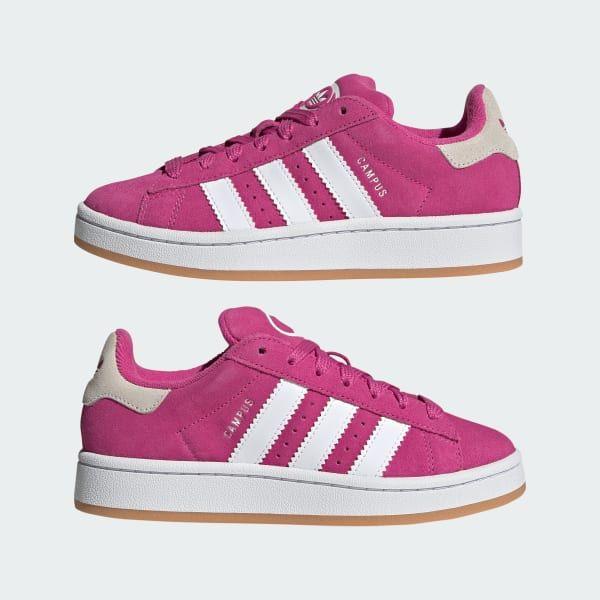 Adidas Kids' Campus 00S Shoes - Semi Lucid Fuchsia / Cloud White / Gum