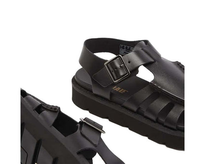 Clarks Meare Buckle "Black Leather"