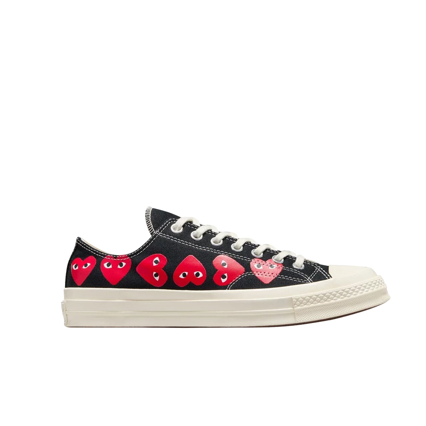 Converse Chuck Taylor 70 Low Play CDG OX Black Multi-heart