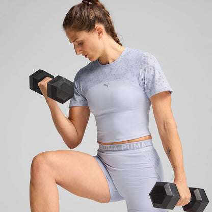 Puma Women's Lace Crop Top Apparel - Cool Weather Lilac