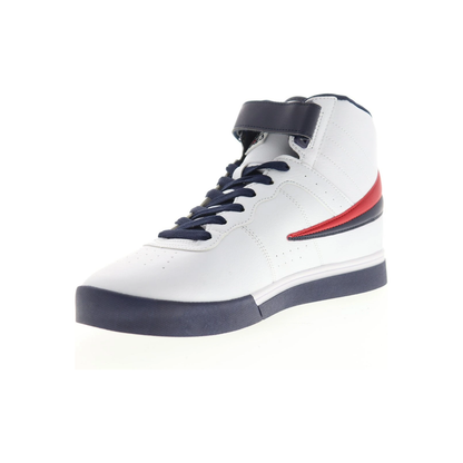 Fila Men's Vulc 13 Mid Plus Shoes - White / Blue / Red