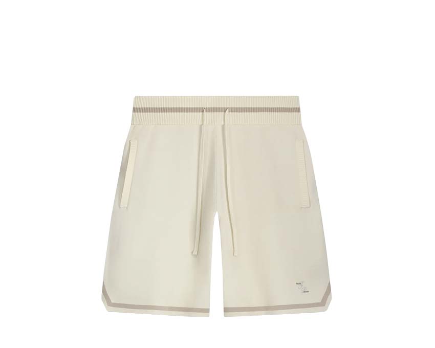 Filling Pieces Knit Shorts Classic Antique White