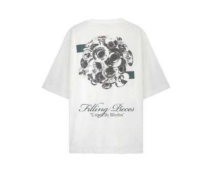 Filling Pieces T-shirt Boxy Bouquet "White"