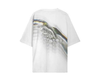 Filling Pieces T-shirt Boxy Handshake Rhythm "White"