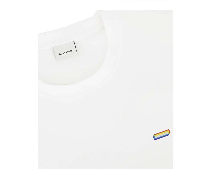 Filling Pieces T-shirt Boxy Handshake Rhythm "White"