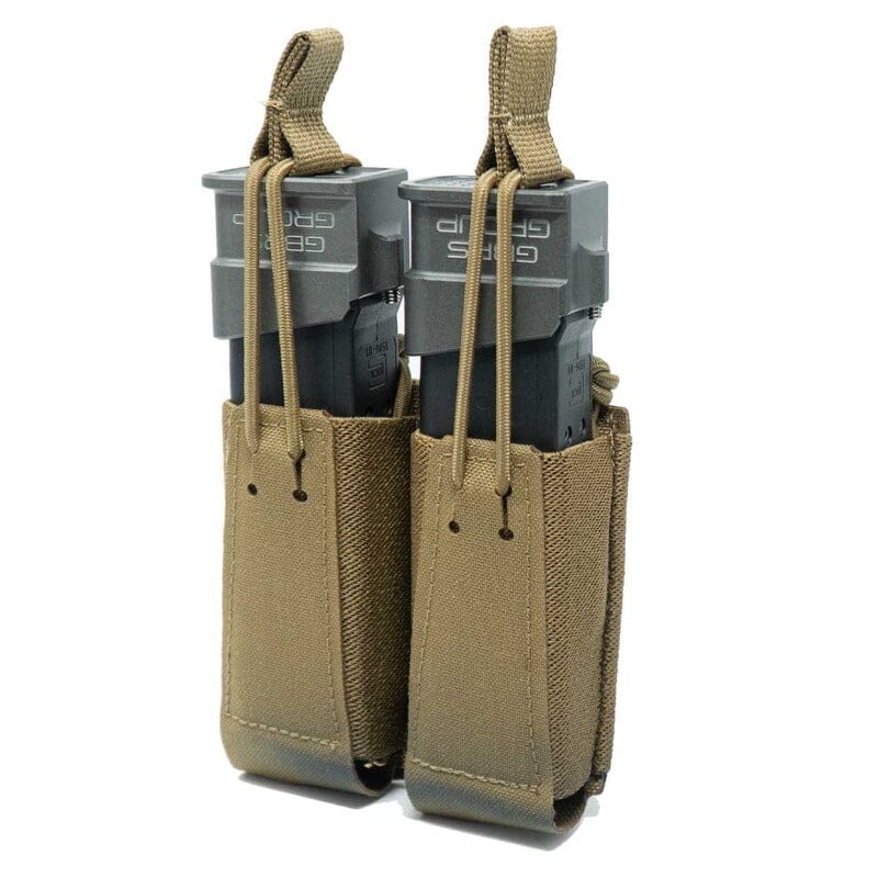 GBRS Double Pistol Mag Pouch w/ Bungee Retention