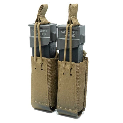 GBRS Double Pistol Mag Pouch w/ Bungee Retention