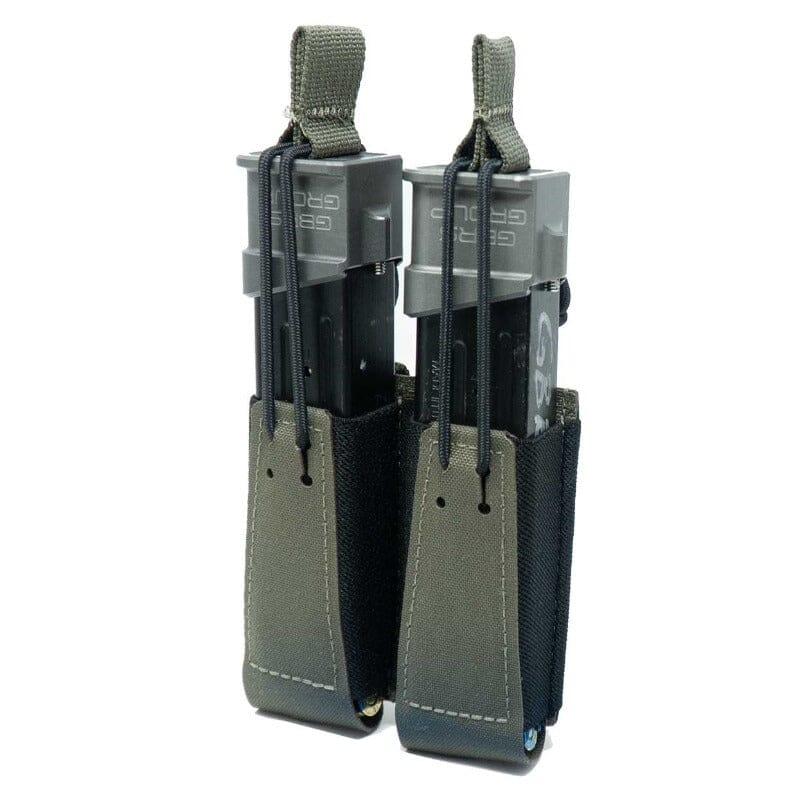 GBRS Double Pistol Mag Pouch w/ Bungee Retention