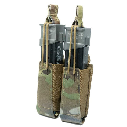 GBRS Double Pistol Mag Pouch w/ Bungee Retention