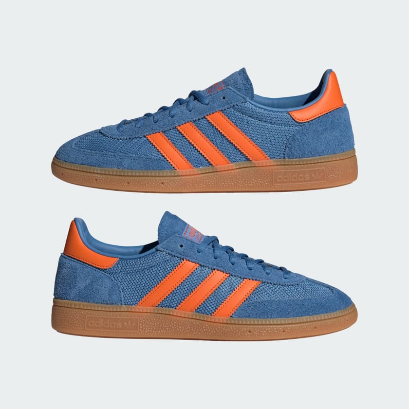 Adidas Men's Handball Spezial Shoes - Focus Blue / Orange / Gum