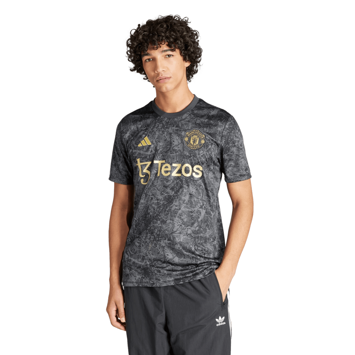 Adidas Manchester United Stone Roses Pre-Match Jersey