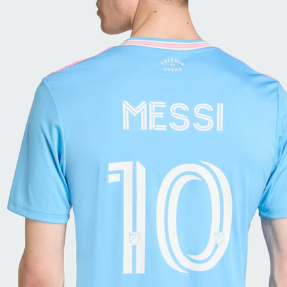 Adidas Men's Inter Miami CF 25/26 Third Messi Jersey - Semi Blue Burst