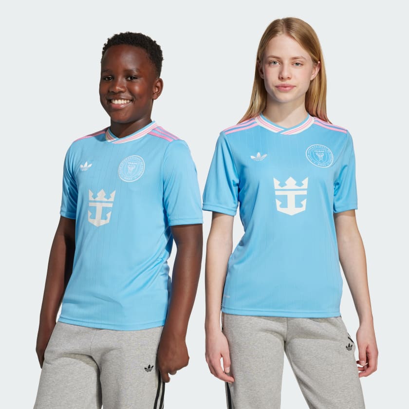 Adidas Kids' Inter Miami 25/26 Third Messi Jersey - Semi Blue Burst