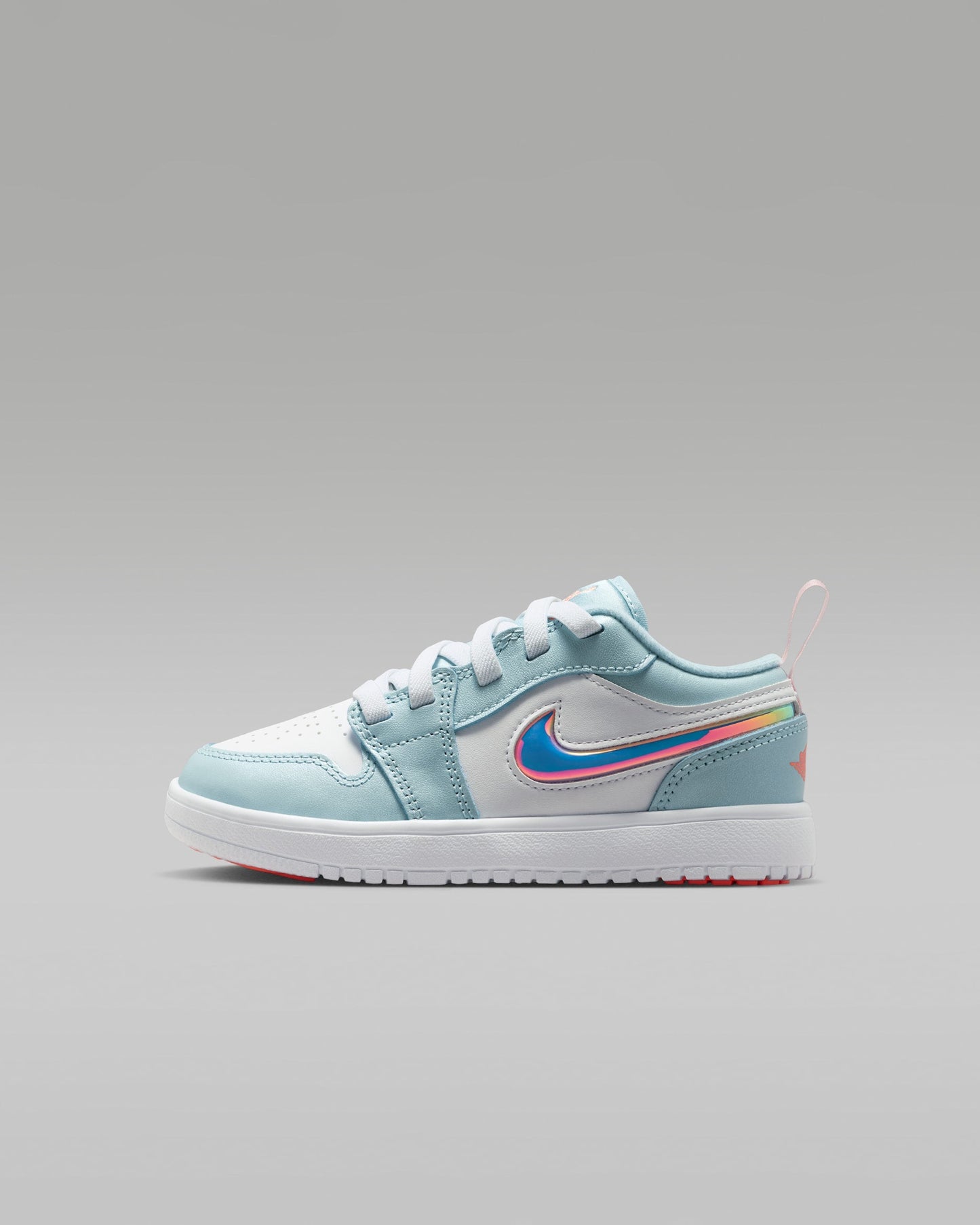 Nike Kids' Jordan 1 Low Alt Shoes - Ocean Bliss / White / Atomic Pink