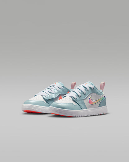 Nike Kids' Jordan 1 Low Alt Shoes - Ocean Bliss / White / Atomic Pink