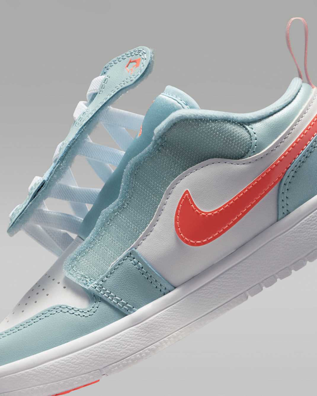 Nike Kids' Jordan 1 Low Alt Shoes - Ocean Bliss / White / Atomic Pink