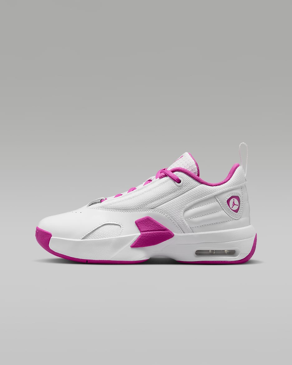 Nike Kids' Jordan Max Aura 6 Shoes - White / Fire Pink