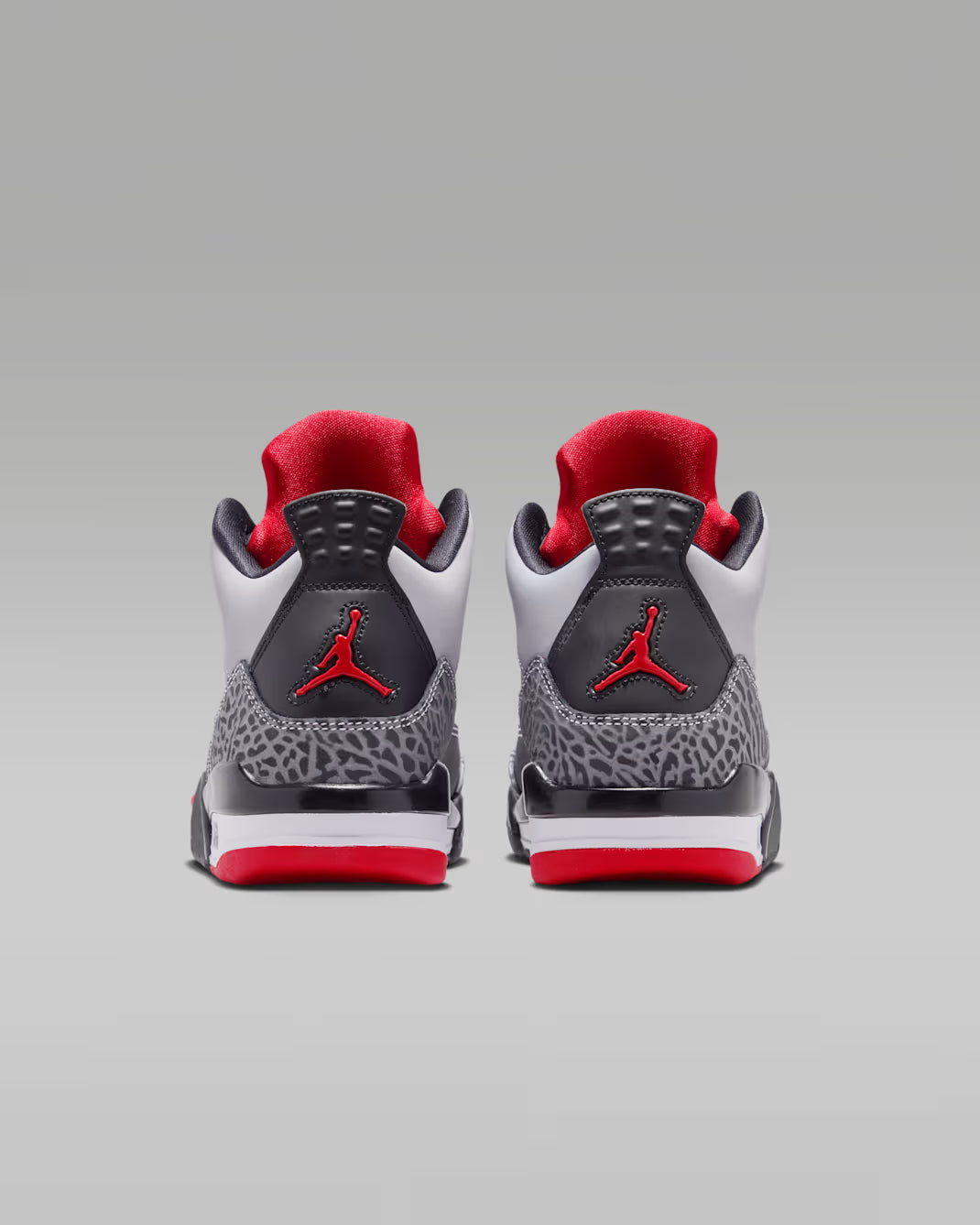 Nike Kids' Son Of Mars Low Shoes - Cement Grey / Black / Fire Red / White