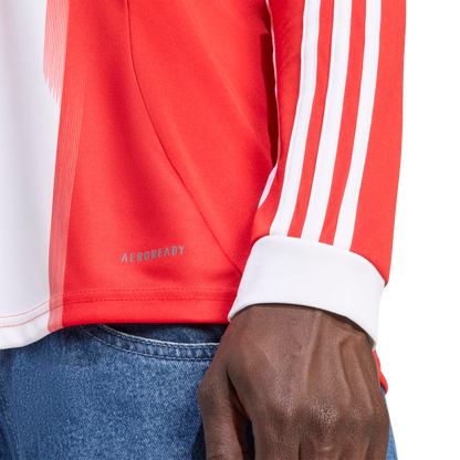 Adidas Bayern Munich 25/26 Long Sleeve Home Jersey