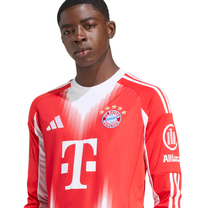 Adidas Bayern Munich 25/26 Long Sleeve Home Jersey