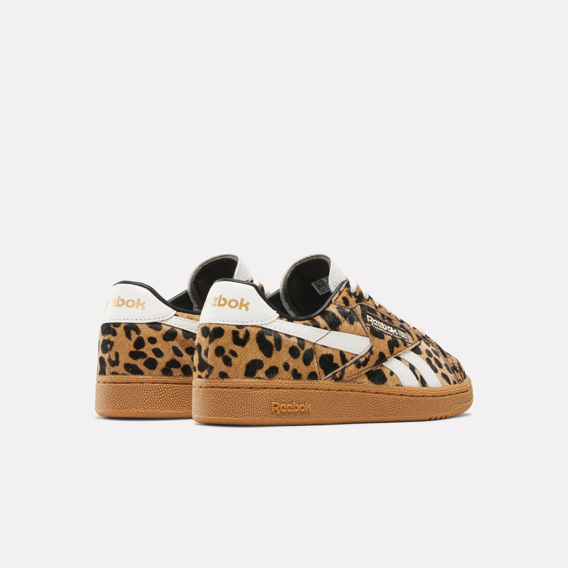 Reebok Women's Club C Grounds UK Shoes - Cheetah / Chalk
