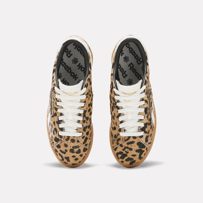 Reebok Women's Club C Grounds UK Shoes - Cheetah / Chalk