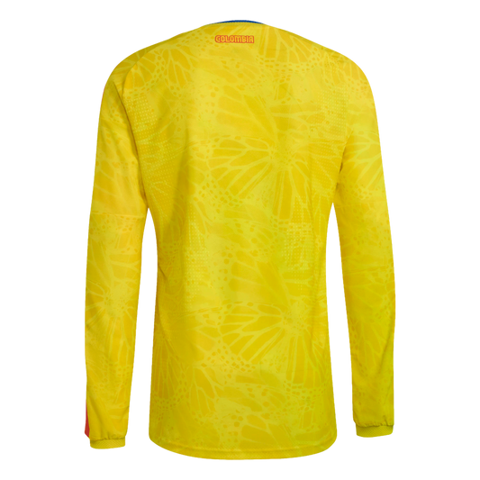 Adidas Colombia 2026 Authentic Long Sleeve Jersey