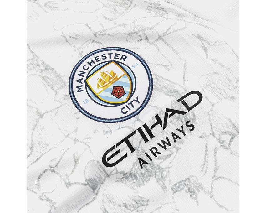 Puma KIDSUPER MCFC Jersey Replica "White"