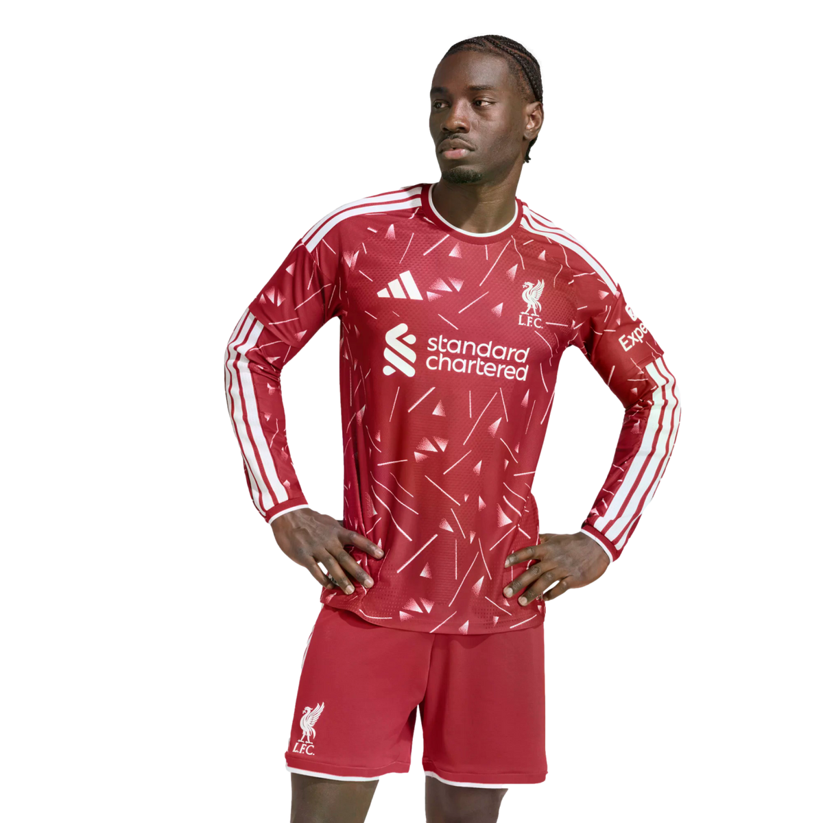 Adidas Liverpool 26/27 Authentic Long Sleeve Home Jersey