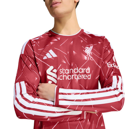 Adidas Men's Liverpool FC Long Sleeve Stadium Home Soccer Jersey 26/27