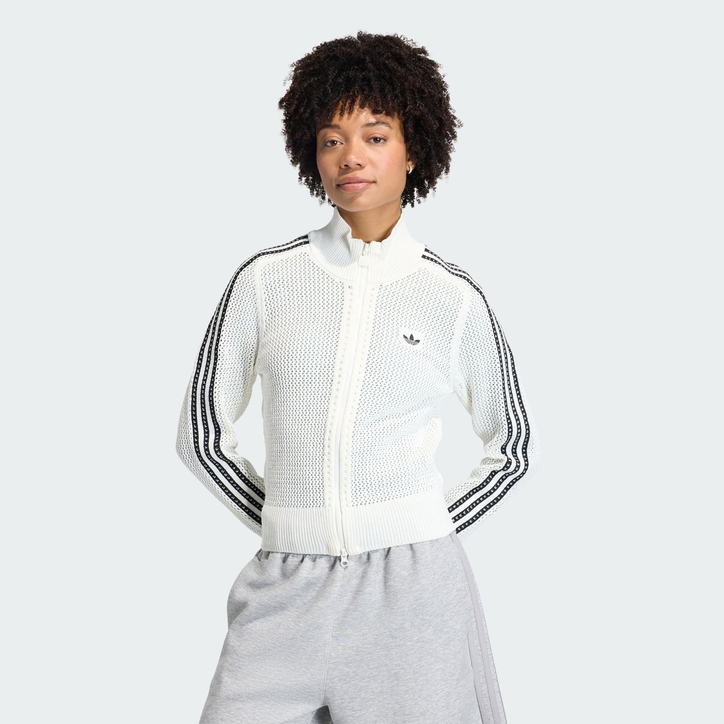 Women's Knitted Crochet Firebird Track Top