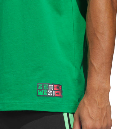 Adidas Men's Mexico World Cup Away Graphic T-Shirt-Green