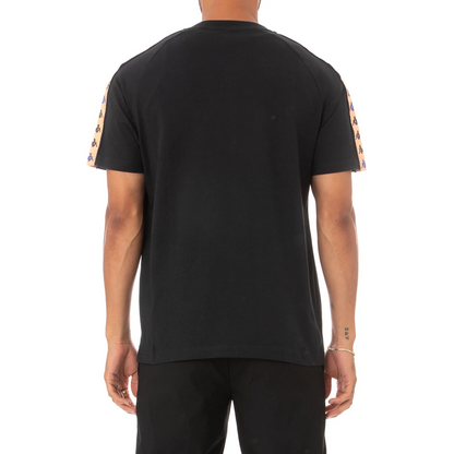Kappa 222 Banda Deto T Shirt - Black