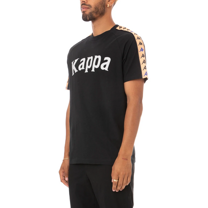 Kappa 222 Banda Deto T Shirt - Black