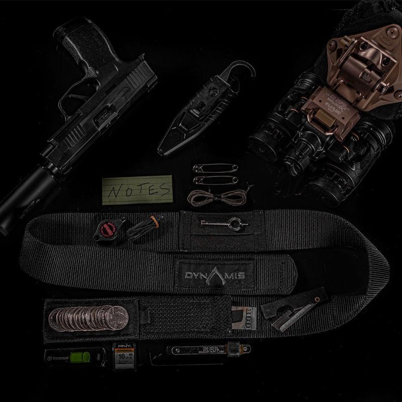 Dynamis Alliance 1.75" LOPRO Belt Black Logo