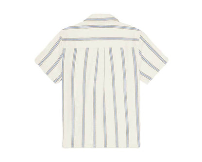Les Deux Lawson Stripe SS Shirt " Eggnog White"