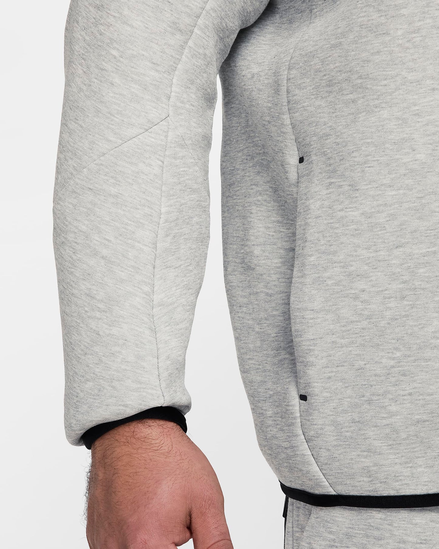 Nike Men's Tech Fleece Windrunner Full-Zip Jacket - Dark Grey Heather / Black