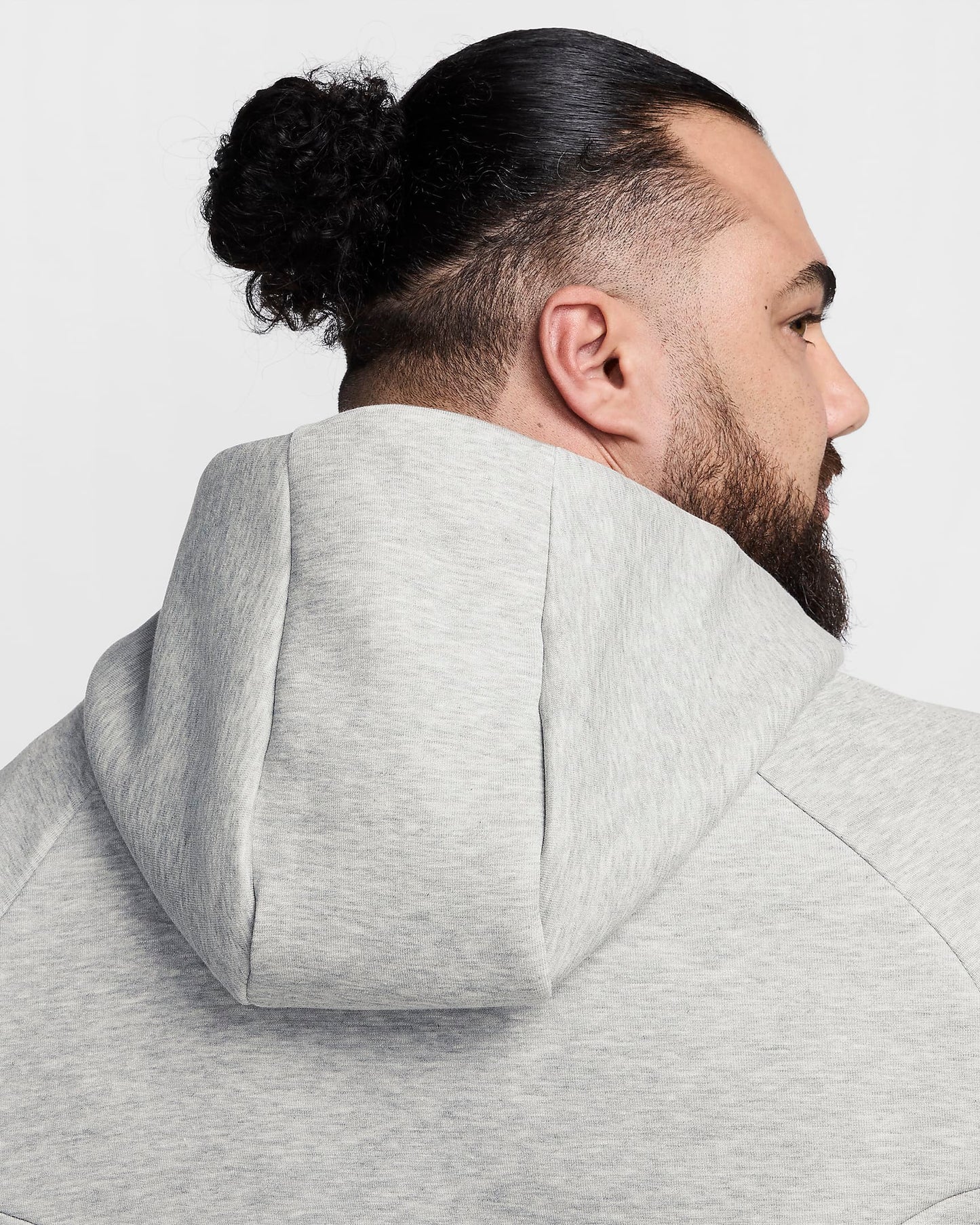 Nike Men's Tech Fleece Windrunner Full-Zip Jacket - Dark Grey Heather / Black