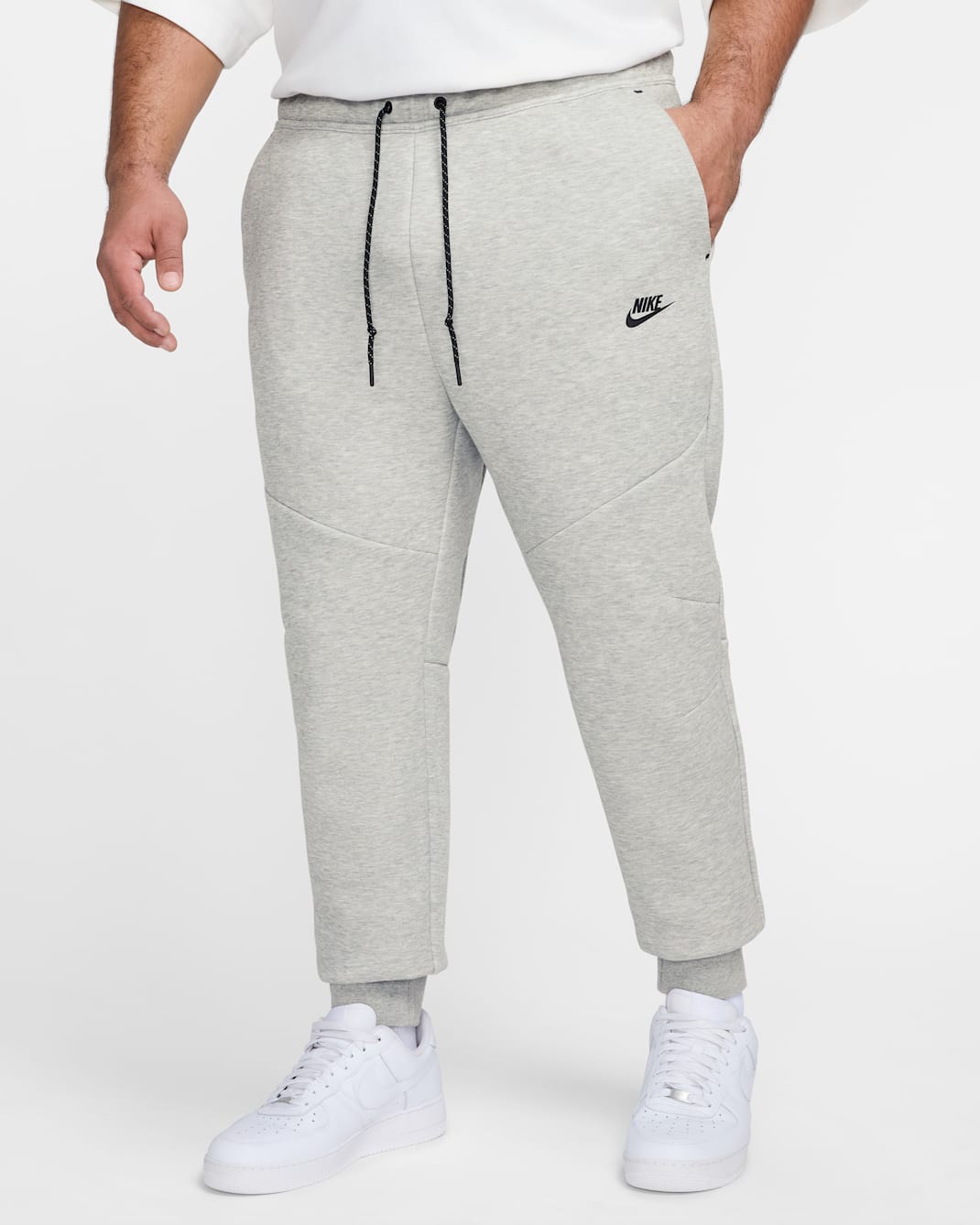 Nike Men's Tech Fleece Joggers - Dark Grey Heather / Black