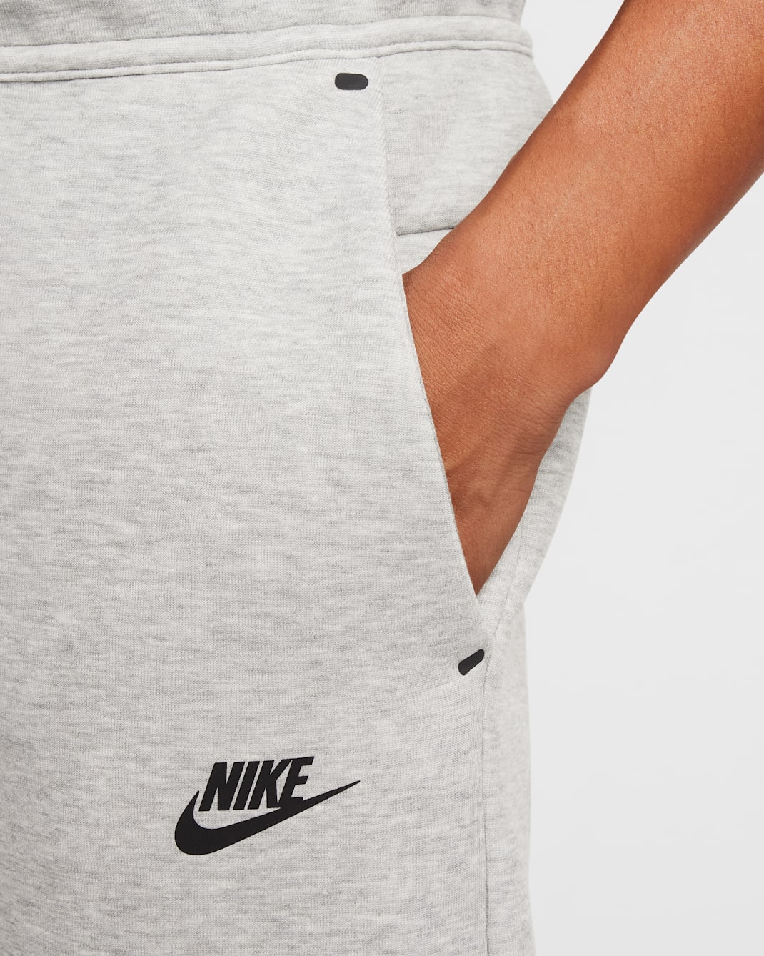 Nike Men's Tech Fleece Joggers - Dark Grey Heather / Black